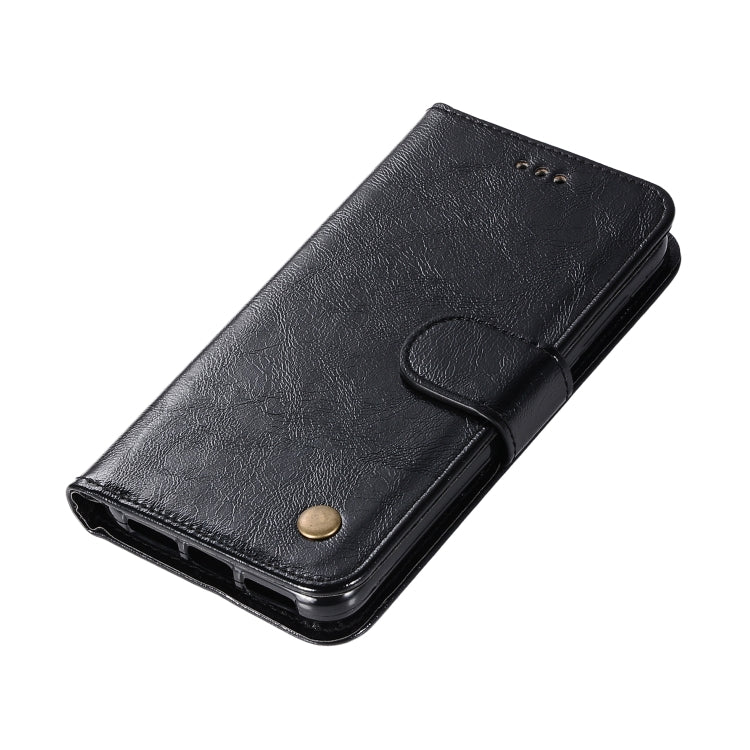 For Xiaomi Redmi 4X Retro Copper Button Crazy Horse Horizontal Flip PU Leather Case with Holder & Card Slots & Wallet & Lanyard