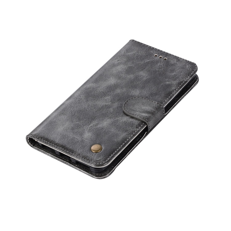 For Xiaomi Redmi Note 4 Retro Copper Button Crazy Horse Horizontal Flip PU Leather Case with Holder & Card Slots & Wallet & Lanyard