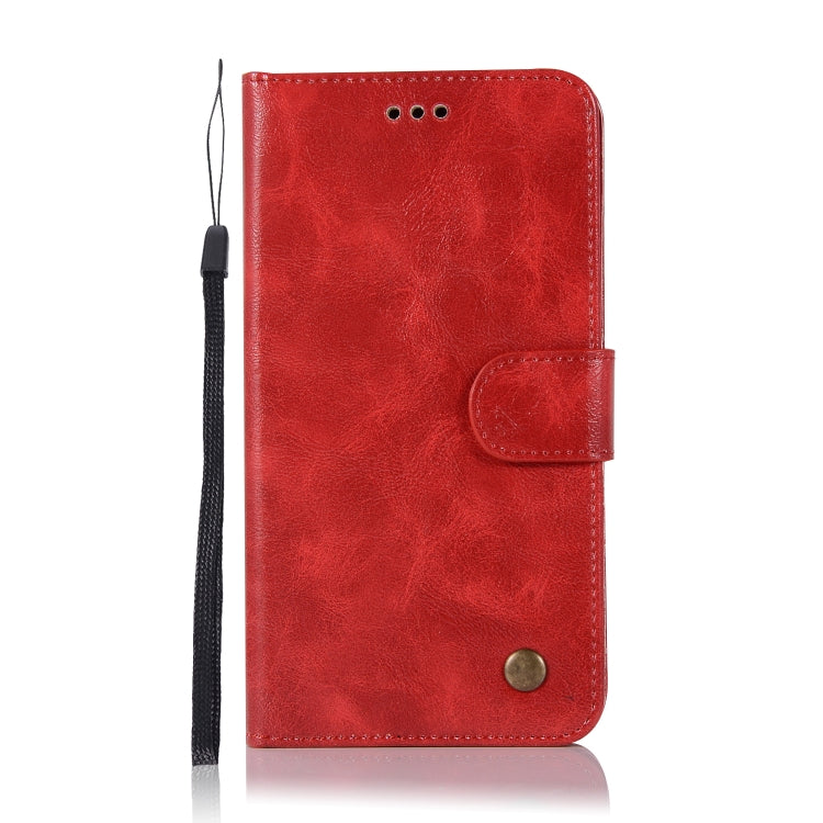 For Xiaomi Redmi Note 4 Retro Copper Button Crazy Horse Horizontal Flip PU Leather Case with Holder & Card Slots & Wallet & Lanyard