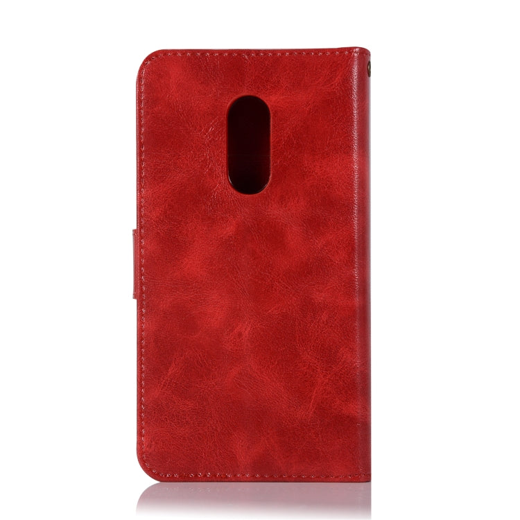 For Xiaomi Redmi Note 4 Retro Copper Button Crazy Horse Horizontal Flip PU Leather Case with Holder & Card Slots & Wallet & Lanyard