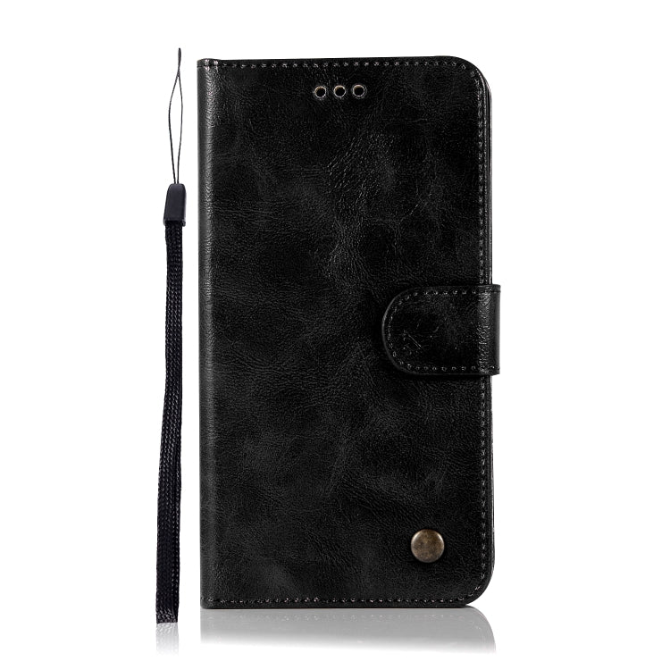 For Xiaomi Redmi Note 4 Retro Copper Button Crazy Horse Horizontal Flip PU Leather Case with Holder & Card Slots & Wallet & Lanyard