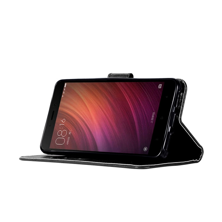 For Xiaomi Redmi Note 4 Retro Copper Button Crazy Horse Horizontal Flip PU Leather Case with Holder & Card Slots & Wallet & Lanyard