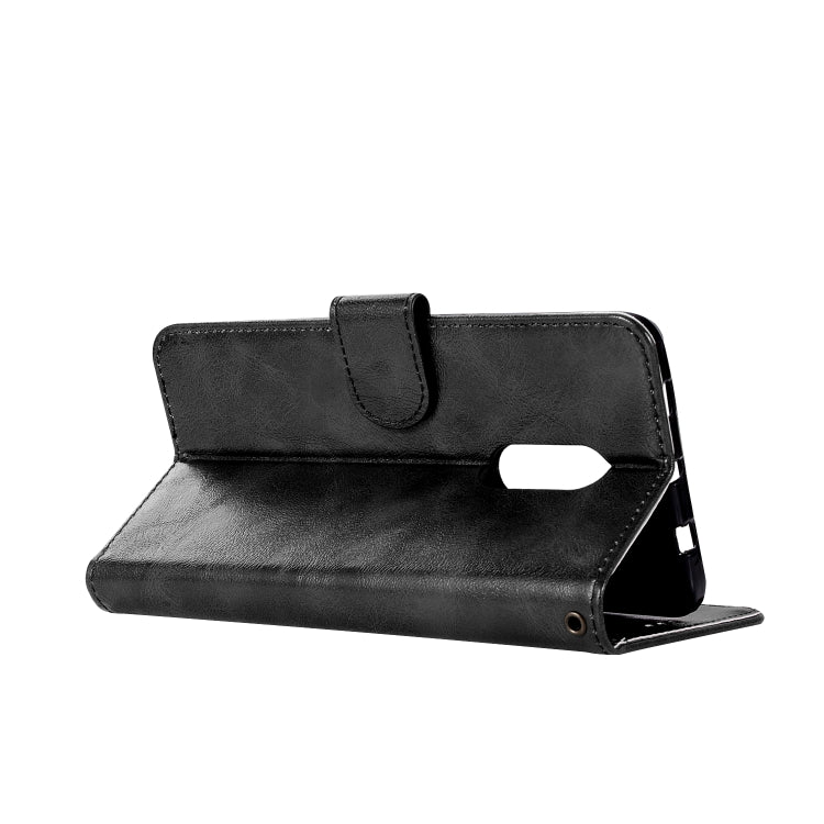 For Xiaomi Redmi Note 4 Retro Copper Button Crazy Horse Horizontal Flip PU Leather Case with Holder & Card Slots & Wallet & Lanyard