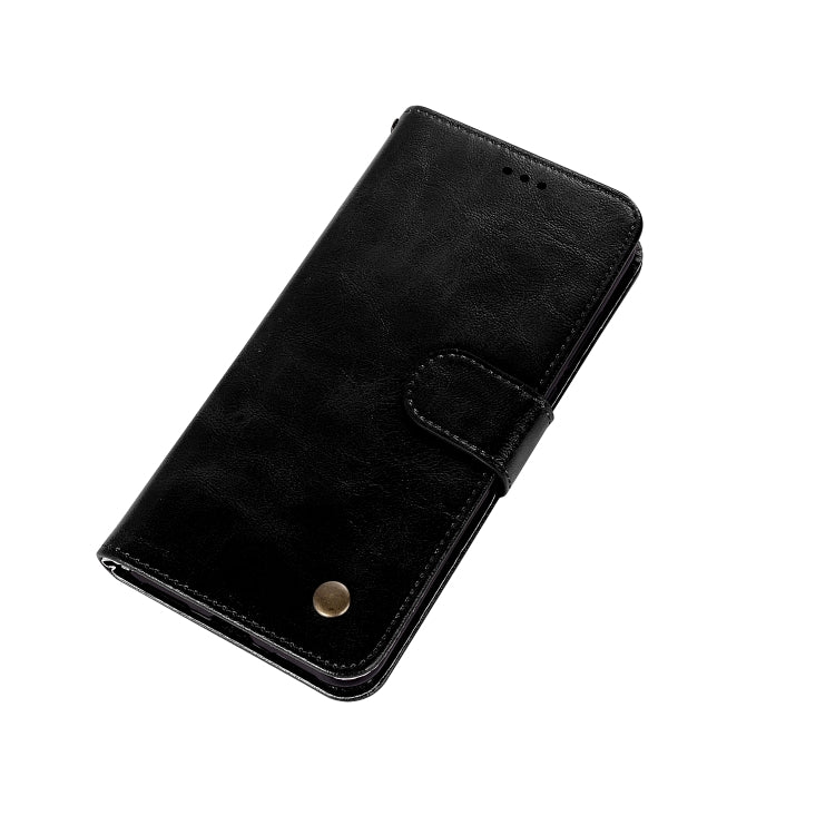 For Xiaomi Redmi 5 Plus Retro Copper Button Crazy Horse Horizontal Flip PU Leather Case with Holder & Card Slots & Wallet & Lanyard