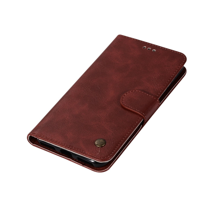 For Xiaomi Redmi Note 5A Retro Copper Button Crazy Horse Horizontal Flip PU Leather Case with Holder & Card Slots & Wallet & Lanyard