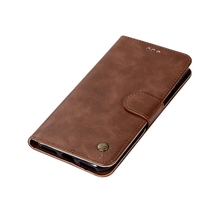 For Xiaomi Redmi Note 5A Retro Copper Button Crazy Horse Horizontal Flip PU Leather Case with Holder & Card Slots & Wallet & Lanyard