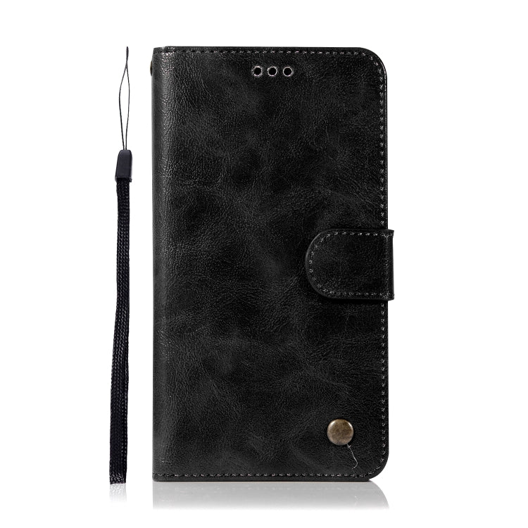 For Xiaomi Redmi Note 5A Retro Copper Button Crazy Horse Horizontal Flip PU Leather Case with Holder & Card Slots & Wallet & Lanyard