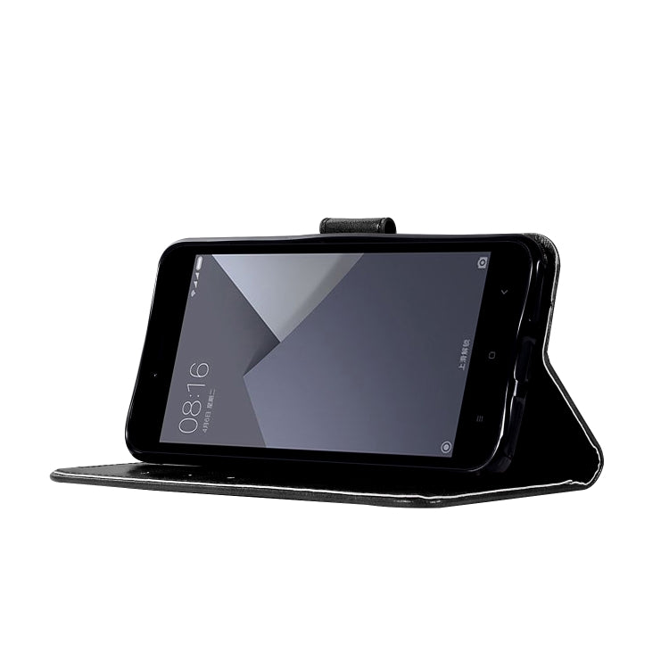 For Xiaomi Redmi Note 5A Retro Copper Button Crazy Horse Horizontal Flip PU Leather Case with Holder & Card Slots & Wallet & Lanyard