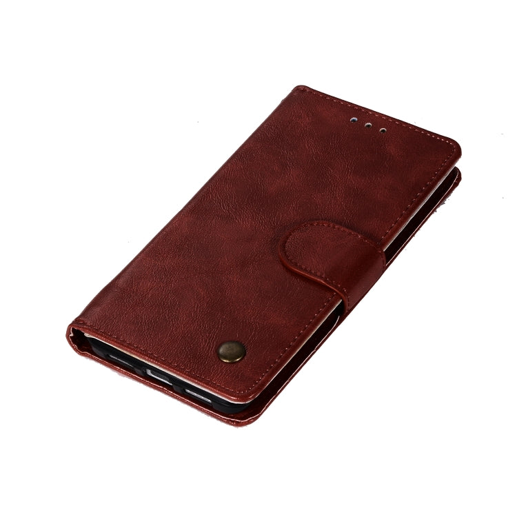 For Xiaomi Mi 5S Retro Copper Button Crazy Horse Horizontal Flip PU Leather Case with Holder & Card Slots & Wallet & Lanyard