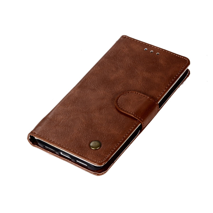 For Xiaomi Mi 5S Retro Copper Button Crazy Horse Horizontal Flip PU Leather Case with Holder & Card Slots & Wallet & Lanyard