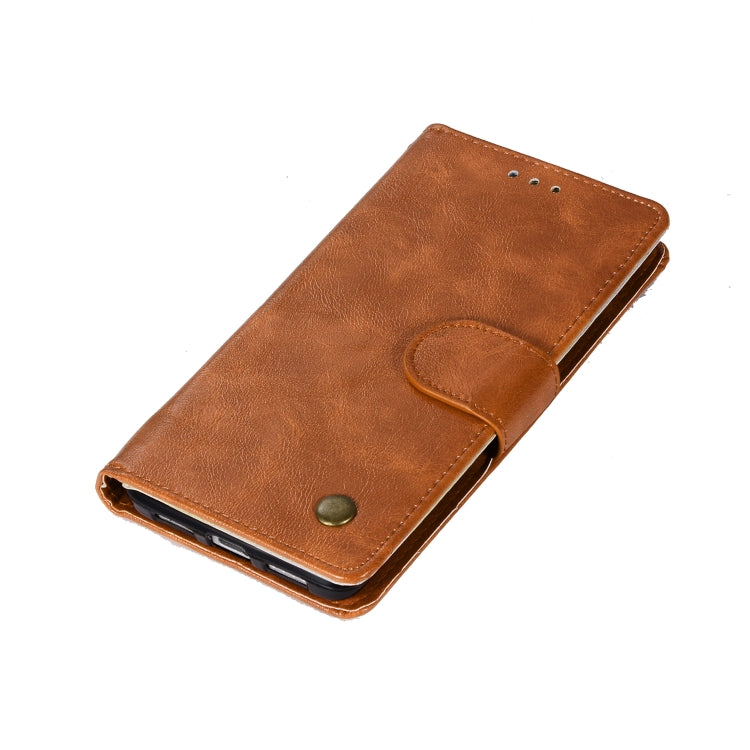 For Xiaomi Mi 5S Retro Copper Button Crazy Horse Horizontal Flip PU Leather Case with Holder & Card Slots & Wallet & Lanyard