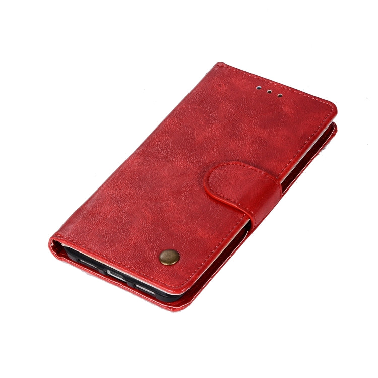 For Xiaomi Mi 5S Retro Copper Button Crazy Horse Horizontal Flip PU Leather Case with Holder & Card Slots & Wallet & Lanyard