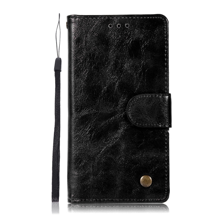 For Xiaomi Mi 5S Retro Copper Button Crazy Horse Horizontal Flip PU Leather Case with Holder & Card Slots & Wallet & Lanyard