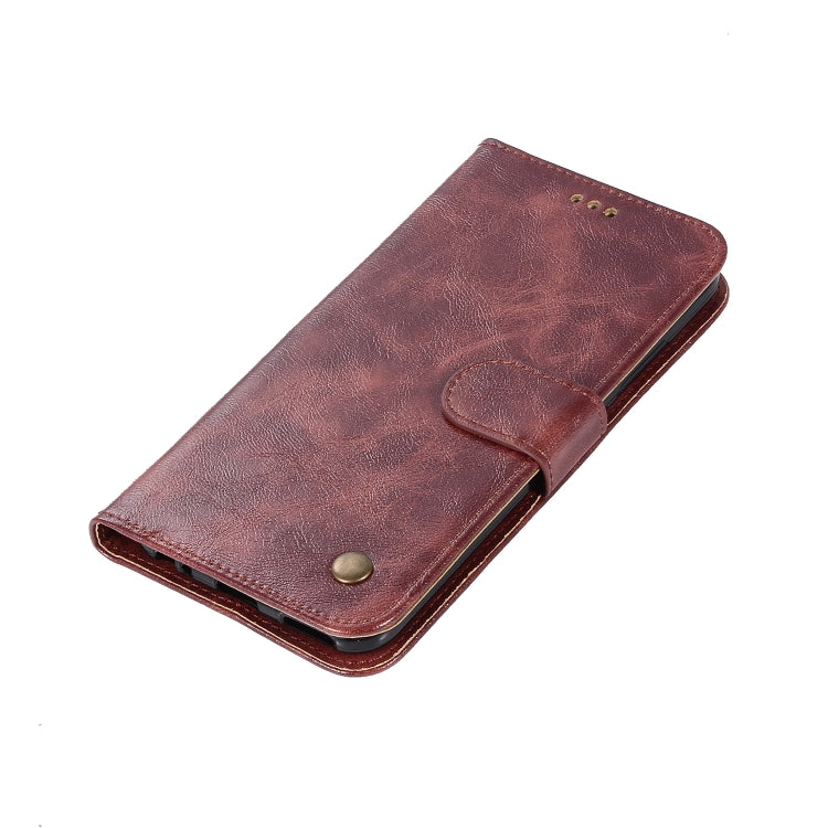 For Xiaomi Mi 5X Retro Copper Button Crazy Horse Horizontal Flip PU Leather Case with Holder & Card Slots & Wallet & Lanyard