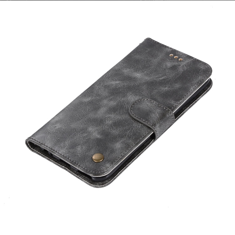 For Xiaomi Mi 5X Retro Copper Button Crazy Horse Horizontal Flip PU Leather Case with Holder & Card Slots & Wallet & Lanyard