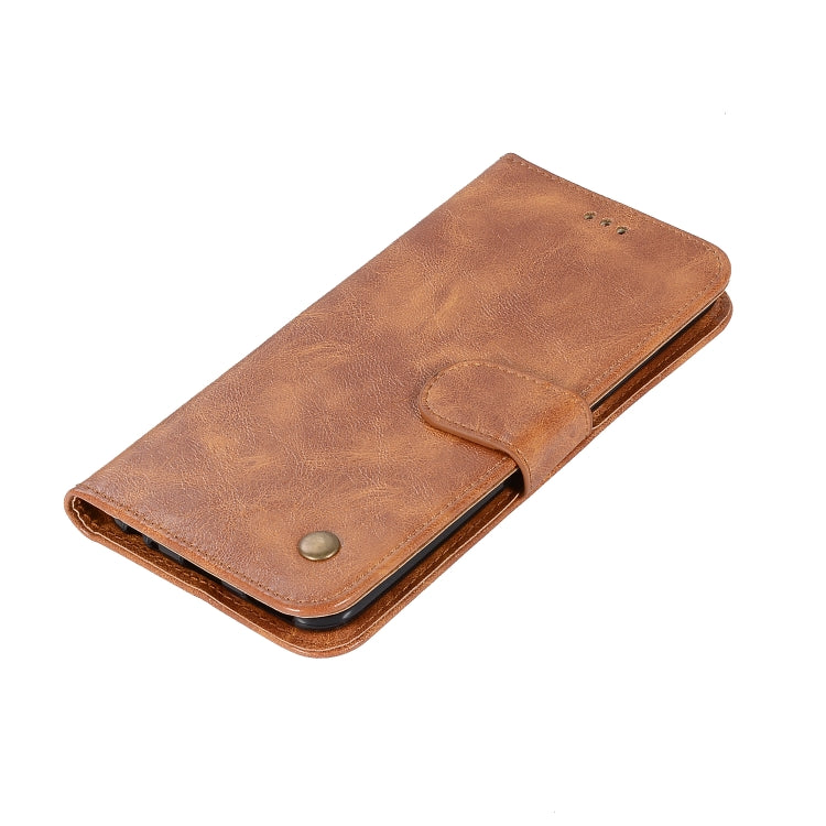 For Xiaomi Mi 5X Retro Copper Button Crazy Horse Horizontal Flip PU Leather Case with Holder & Card Slots & Wallet & Lanyard