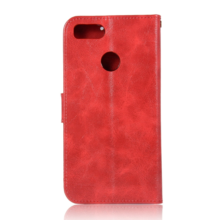 For Xiaomi Mi 5X Retro Copper Button Crazy Horse Horizontal Flip PU Leather Case with Holder & Card Slots & Wallet & Lanyard