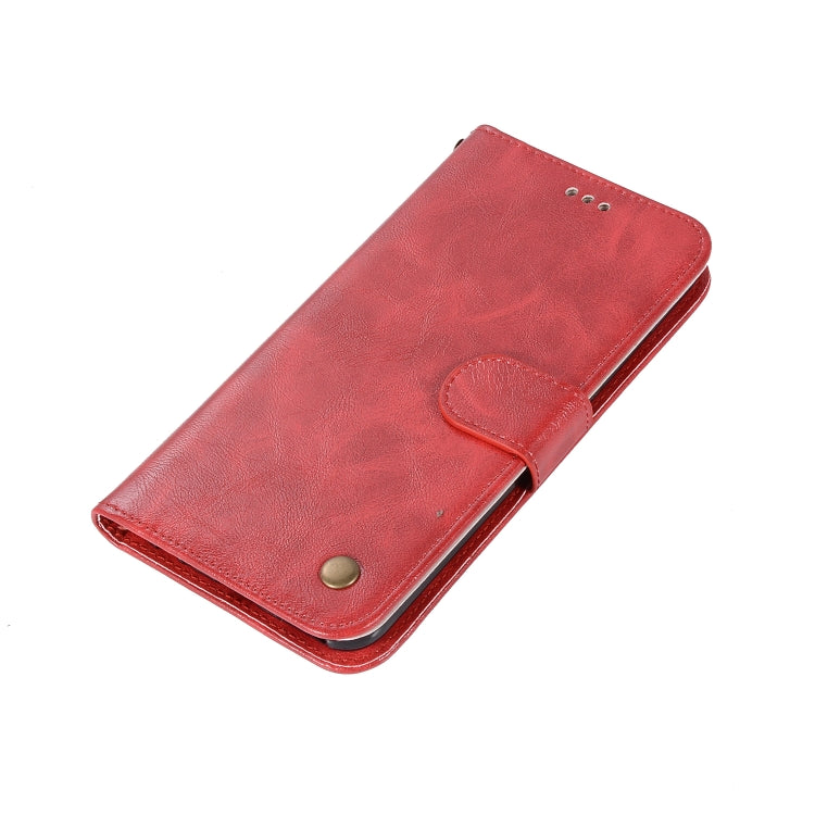 For Xiaomi Mi 5X Retro Copper Button Crazy Horse Horizontal Flip PU Leather Case with Holder & Card Slots & Wallet & Lanyard