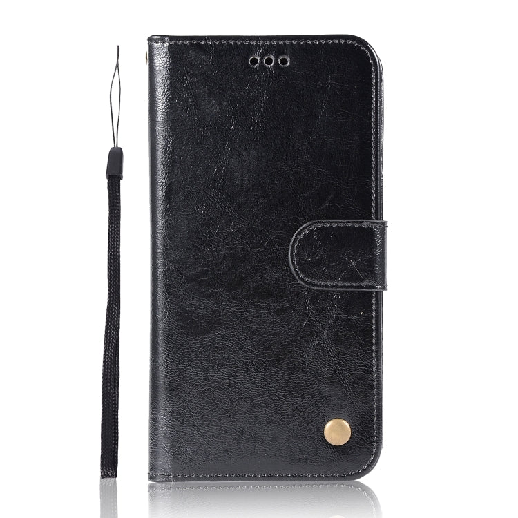 For Xiaomi Mi 5X Retro Copper Button Crazy Horse Horizontal Flip PU Leather Case with Holder & Card Slots & Wallet & Lanyard