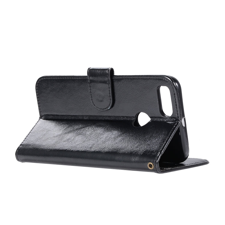 For Xiaomi Mi 5X Retro Copper Button Crazy Horse Horizontal Flip PU Leather Case with Holder & Card Slots & Wallet & Lanyard