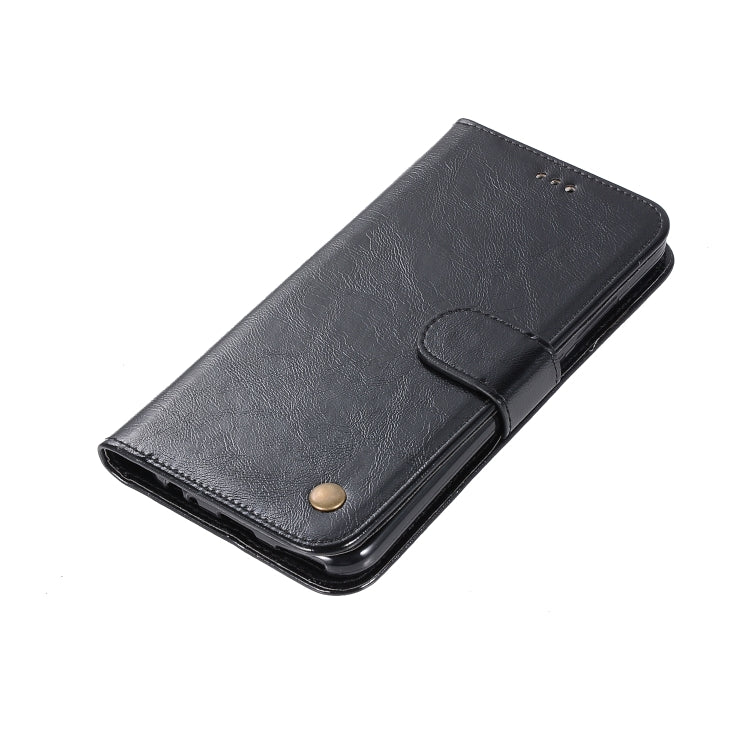 For Xiaomi Mi 5X Retro Copper Button Crazy Horse Horizontal Flip PU Leather Case with Holder & Card Slots & Wallet & Lanyard