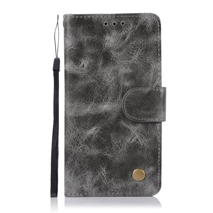 For Xiaomi Redmi 5A Retro Copper Button Crazy Horse Horizontal Flip PU Leather Case with Holder & Card Slots & Wallet & Lanyard