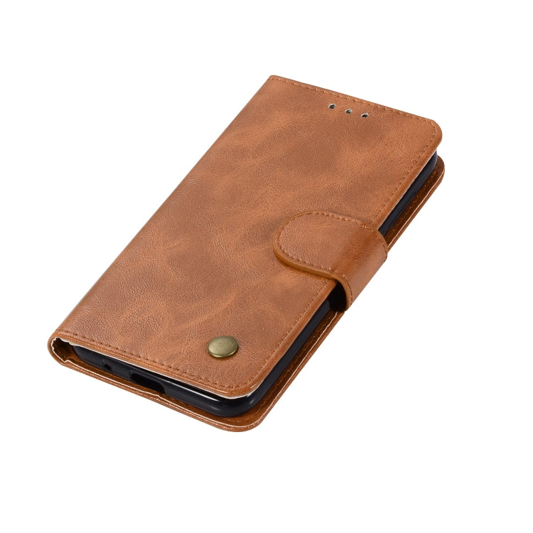 For Xiaomi Redmi 5A Retro Copper Button Crazy Horse Horizontal Flip PU Leather Case with Holder & Card Slots & Wallet & Lanyard