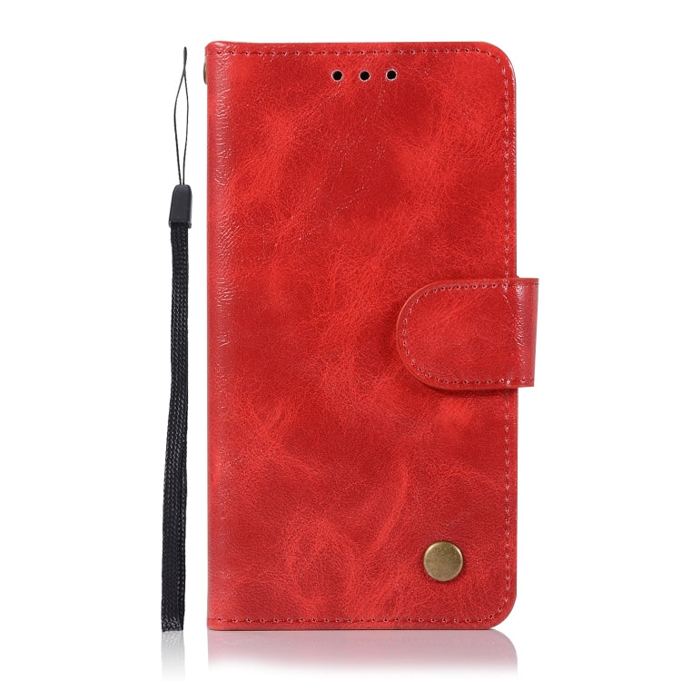 For Xiaomi Redmi 5A Retro Copper Button Crazy Horse Horizontal Flip PU Leather Case with Holder & Card Slots & Wallet & Lanyard