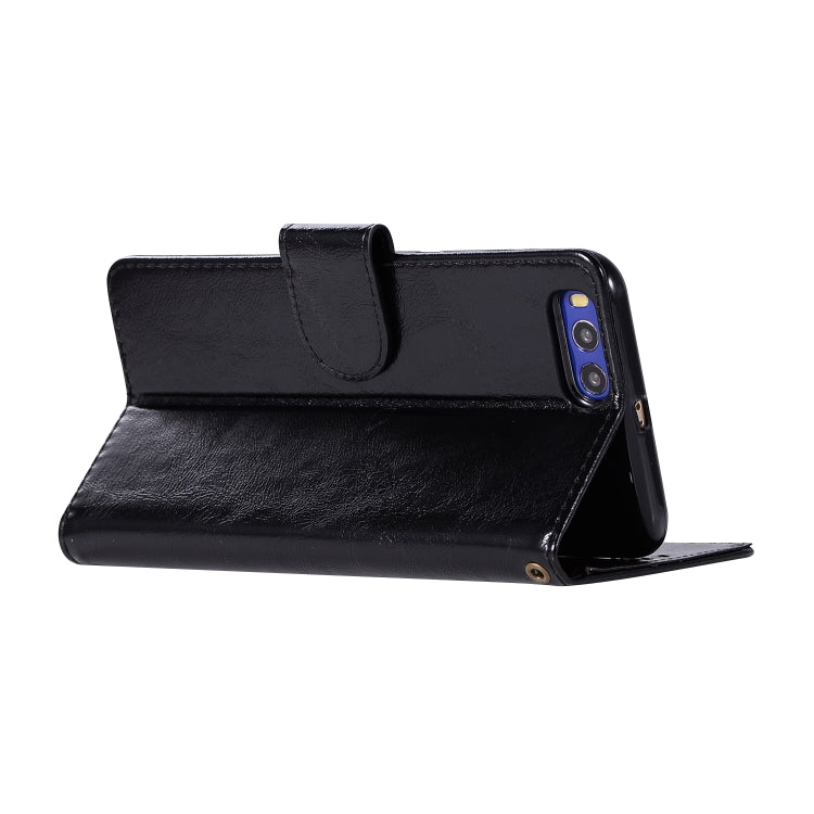 For Xiaomi Mi 6 Retro Copper Button Crazy Horse Horizontal Flip PU Leather Case with Holder & Card Slots & Wallet & Lanyard