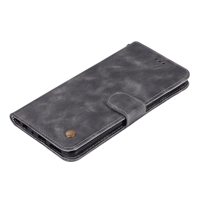 For Xiaomi Redmi Note 5 Pro Retro Copper Button Crazy Horse Horizontal Flip PU Leather Case with Holder & Card Slots & Wallet & Lanyard