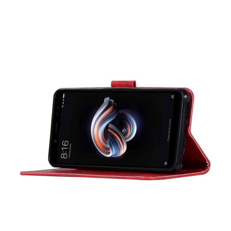 For Xiaomi Redmi Note 5 Pro Retro Copper Button Crazy Horse Horizontal Flip PU Leather Case with Holder & Card Slots & Wallet & Lanyard