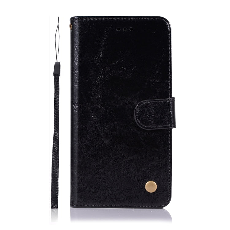 For Xiaomi Redmi Note 5 Pro Retro Copper Button Crazy Horse Horizontal Flip PU Leather Case with Holder & Card Slots & Wallet & Lanyard