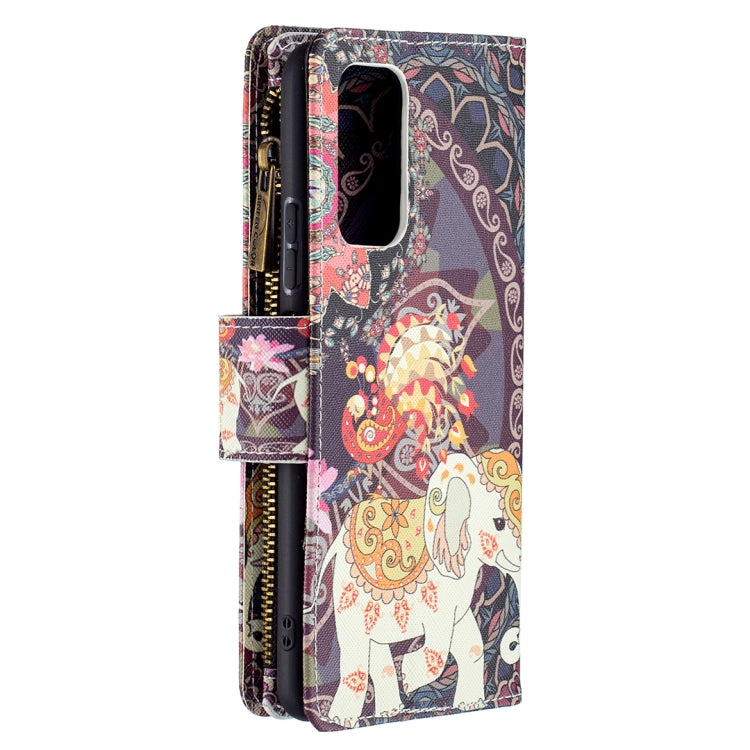 For Xiaomi Redmi Note 10 Pro Colored Drawing Pattern Zipper Horizontal Flip Leather Case with Holder & Card Slots & Wallet