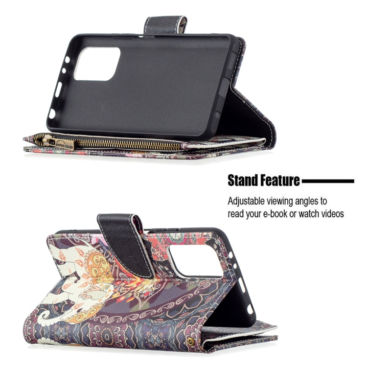 For Xiaomi Redmi Note 10 Pro Colored Drawing Pattern Zipper Horizontal Flip Leather Case with Holder & Card Slots & Wallet