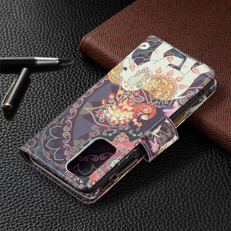 For Xiaomi Redmi Note 10 Pro Colored Drawing Pattern Zipper Horizontal Flip Leather Case with Holder & Card Slots & Wallet