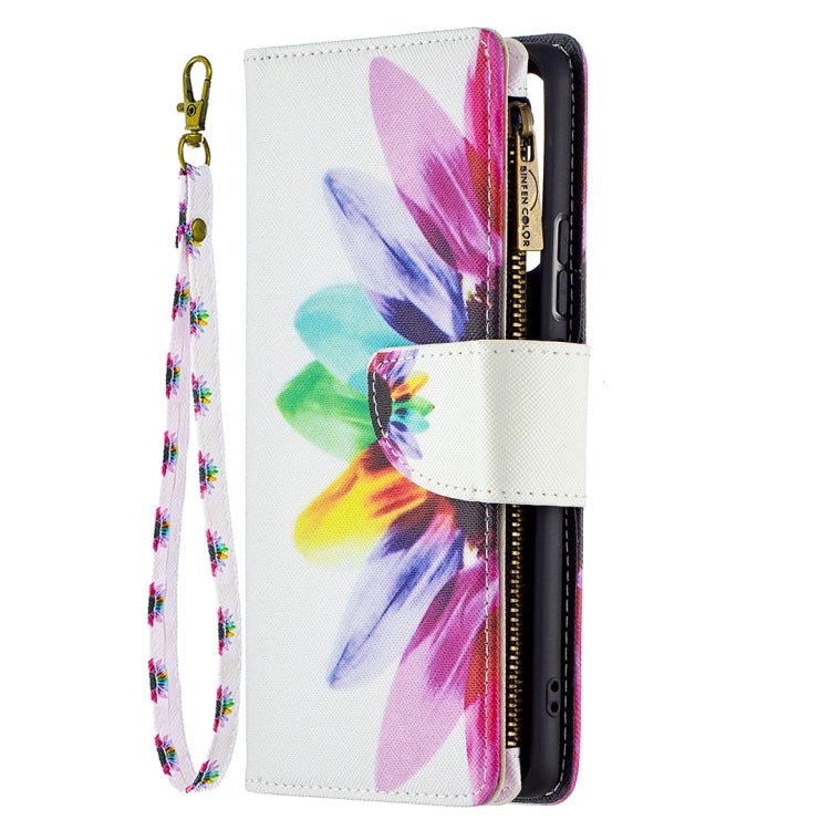 For Xiaomi Redmi Note 10 Pro Colored Drawing Pattern Zipper Horizontal Flip Leather Case with Holder & Card Slots & Wallet