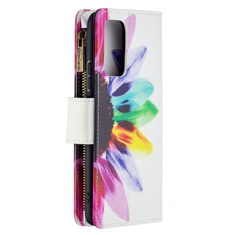 For Xiaomi Redmi Note 10 Pro Colored Drawing Pattern Zipper Horizontal Flip Leather Case with Holder & Card Slots & Wallet
