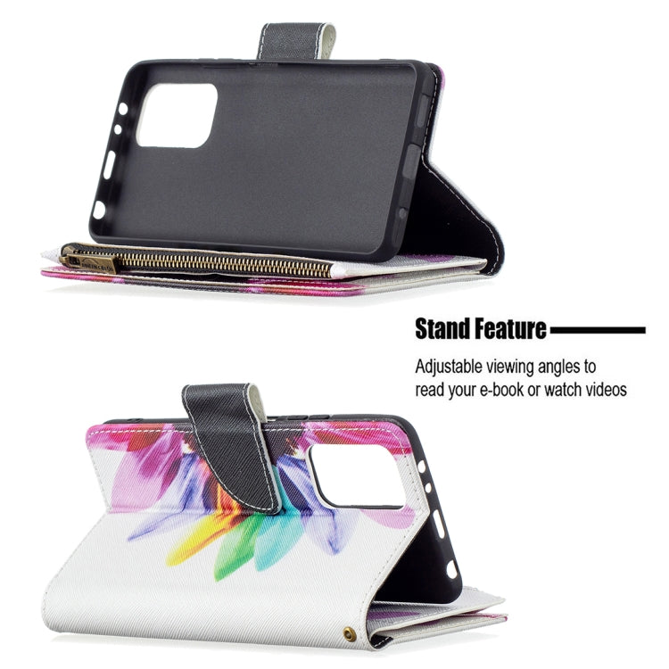 For Xiaomi Redmi Note 10 Pro Colored Drawing Pattern Zipper Horizontal Flip Leather Case with Holder & Card Slots & Wallet