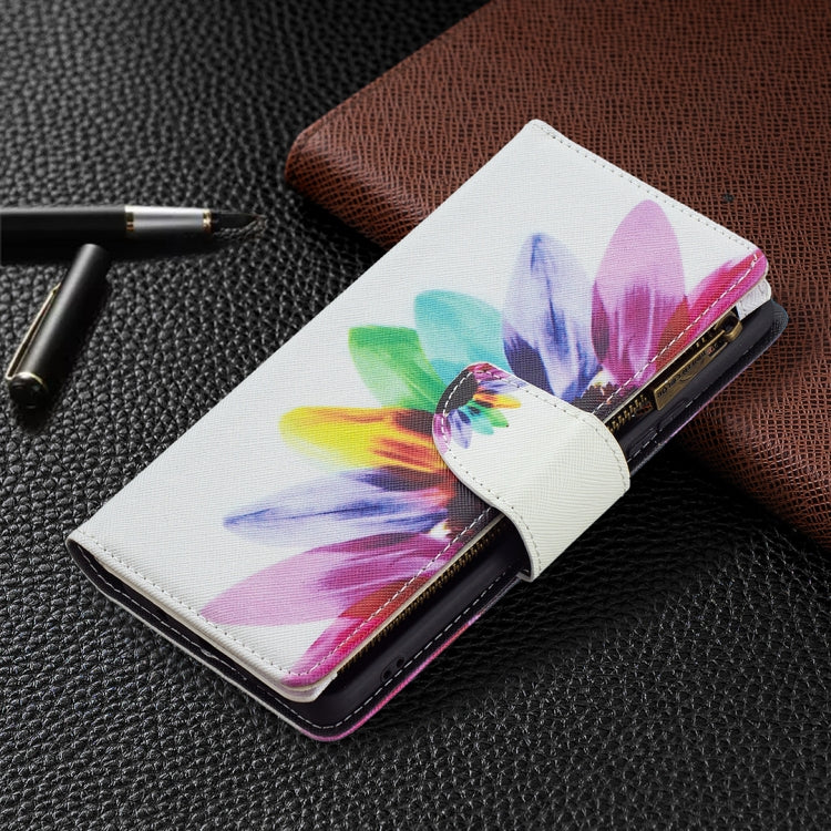 For Xiaomi Redmi Note 10 Pro Colored Drawing Pattern Zipper Horizontal Flip Leather Case with Holder & Card Slots & Wallet