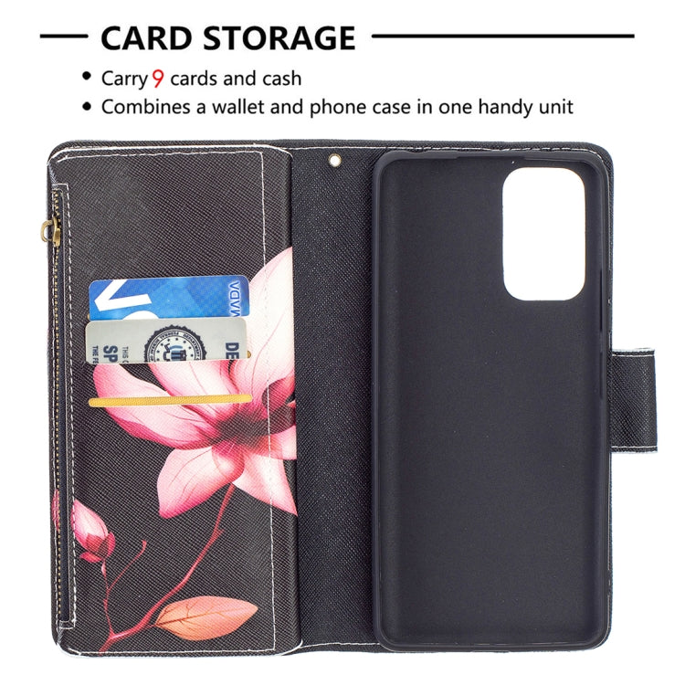 For Xiaomi Redmi Note 10 Pro Colored Drawing Pattern Zipper Horizontal Flip Leather Case with Holder & Card Slots & Wallet