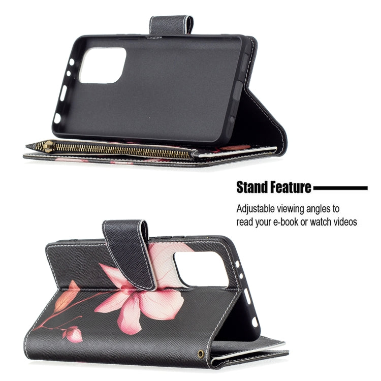 For Xiaomi Redmi Note 10 Pro Colored Drawing Pattern Zipper Horizontal Flip Leather Case with Holder & Card Slots & Wallet