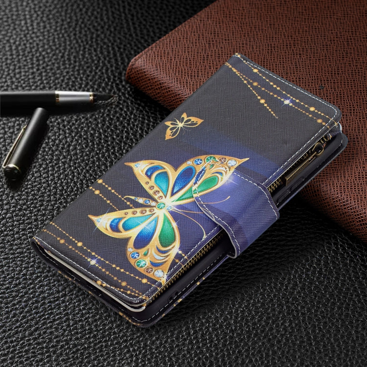 For Xiaomi Redmi Note 10 Pro Colored Drawing Pattern Zipper Horizontal Flip Leather Case with Holder & Card Slots & Wallet