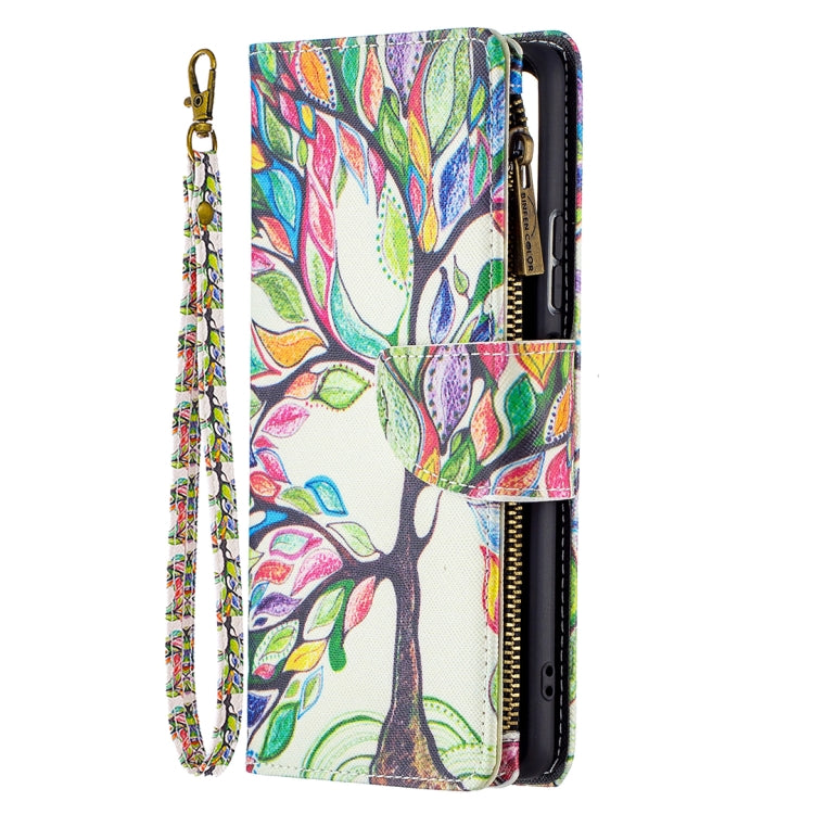 For Xiaomi Redmi Note 10 Pro Colored Drawing Pattern Zipper Horizontal Flip Leather Case with Holder & Card Slots & Wallet