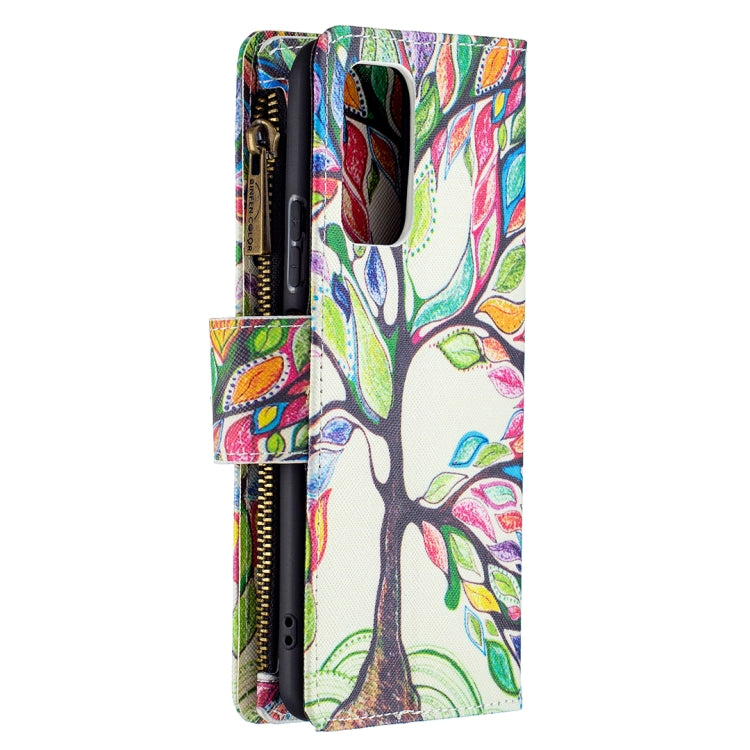 For Xiaomi Redmi Note 10 Pro Colored Drawing Pattern Zipper Horizontal Flip Leather Case with Holder & Card Slots & Wallet
