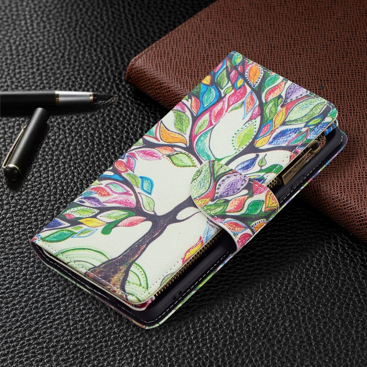 For Xiaomi Redmi Note 10 Pro Colored Drawing Pattern Zipper Horizontal Flip Leather Case with Holder & Card Slots & Wallet