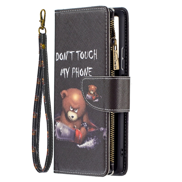 For Xiaomi Redmi Note 10 Pro Colored Drawing Pattern Zipper Horizontal Flip Leather Case with Holder & Card Slots & Wallet