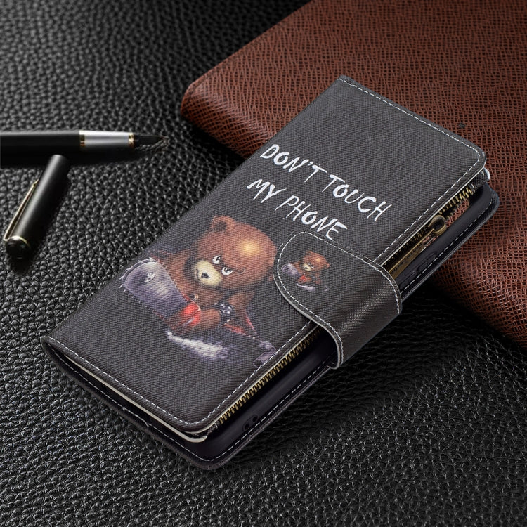 For Xiaomi Redmi Note 10 Pro Colored Drawing Pattern Zipper Horizontal Flip Leather Case with Holder & Card Slots & Wallet