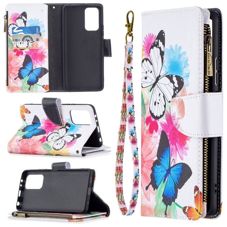 For Xiaomi Redmi Note 10 Pro Colored Drawing Pattern Zipper Horizontal Flip Leather Case with Holder & Card Slots & Wallet