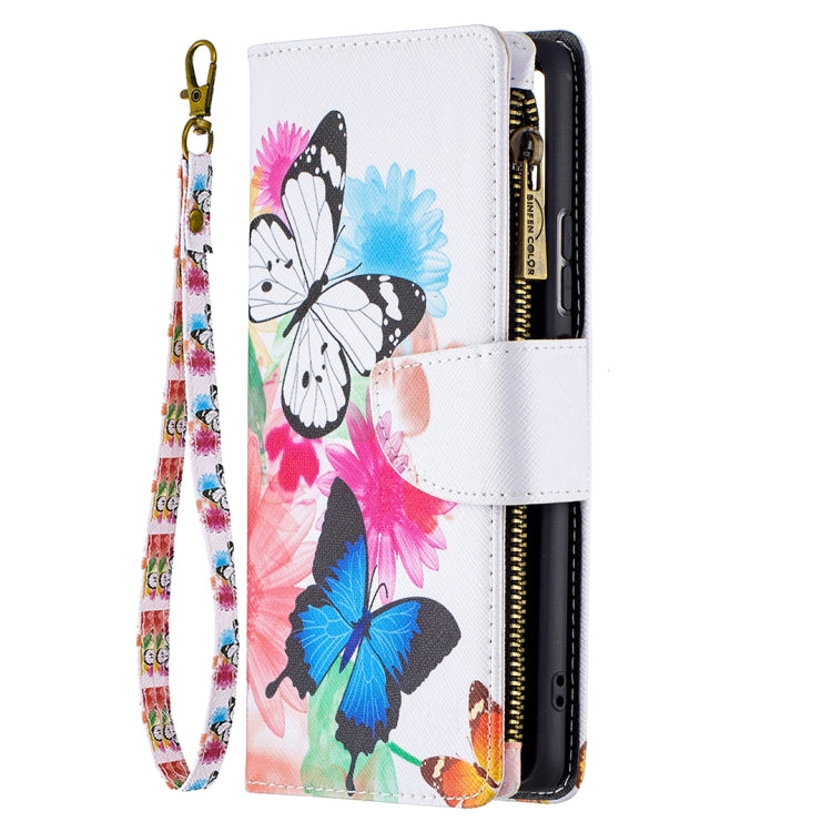 For Xiaomi Redmi Note 10 Pro Colored Drawing Pattern Zipper Horizontal Flip Leather Case with Holder & Card Slots & Wallet