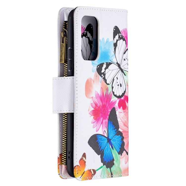For Xiaomi Redmi Note 10 Pro Colored Drawing Pattern Zipper Horizontal Flip Leather Case with Holder & Card Slots & Wallet
